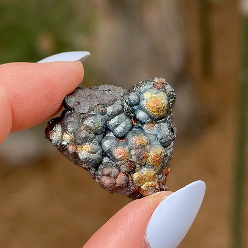 Rainbow goethite with electric - goethite,